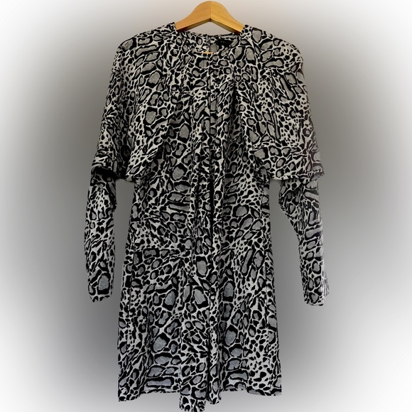 BCBGMAXAZRIA mini dress, leopard, silk - Picture 2 of 3